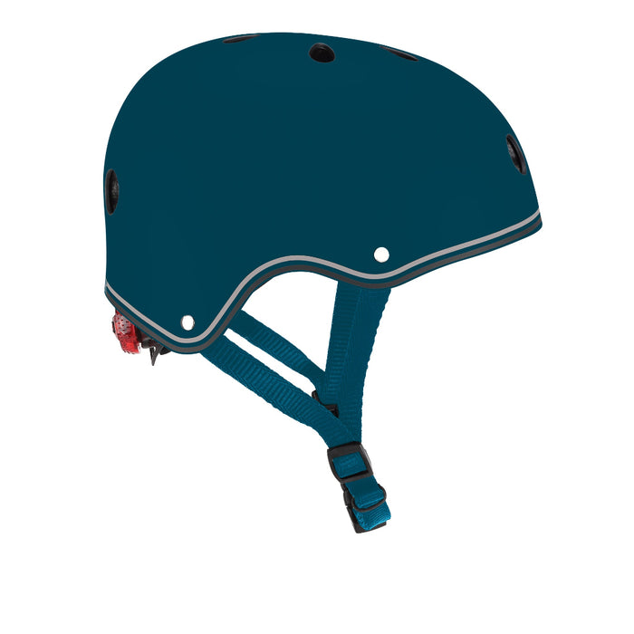 Casco infantil Globber Primo Lights Petrol, niños, azul