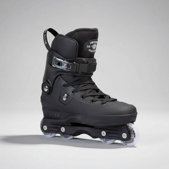 Patines agresivos USD Aeon Team 60 negros vista lateral