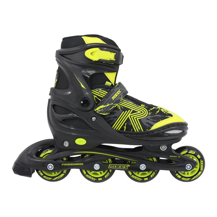 Patines en línea Roces Jokey 3.0 adultos negros y limas