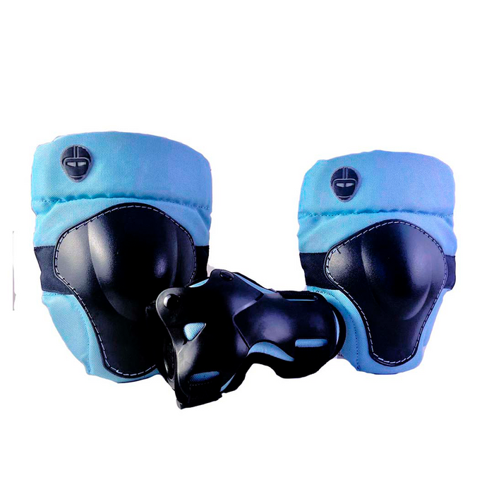 Set de protecciones Nutcase Sky adultos azul