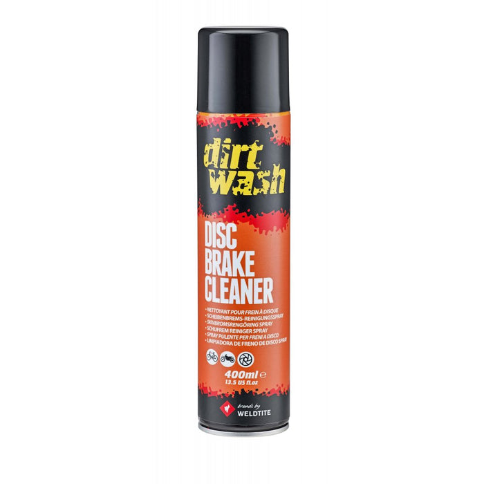Limpiador de discos de freno Weldtite Dirtwash en aerosol 400 ml