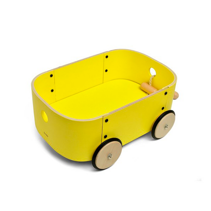 Carro de arrastre Lupe Roda amarillo