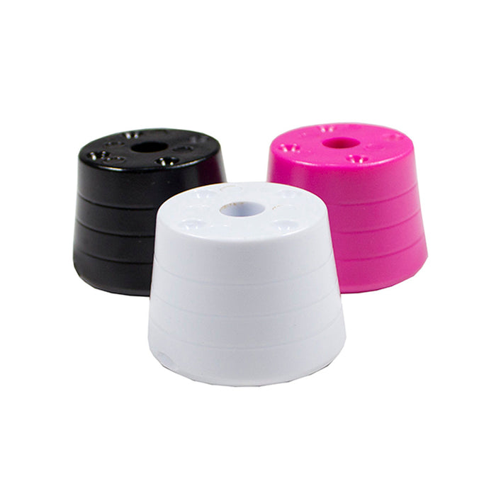 Frenos para patines quad B-PW-172 en negro, rosado y blanco
