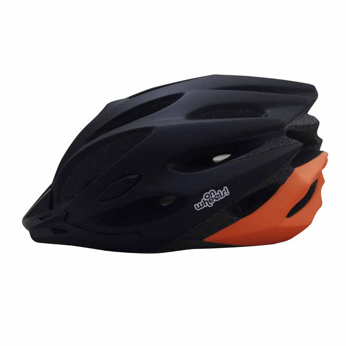 Casco sport OnWheels!, adultos, negro y naranjo