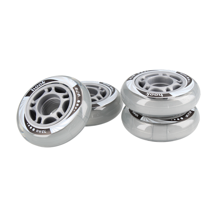 Ruedas Hook Translucent de 72 mm para patines en línea