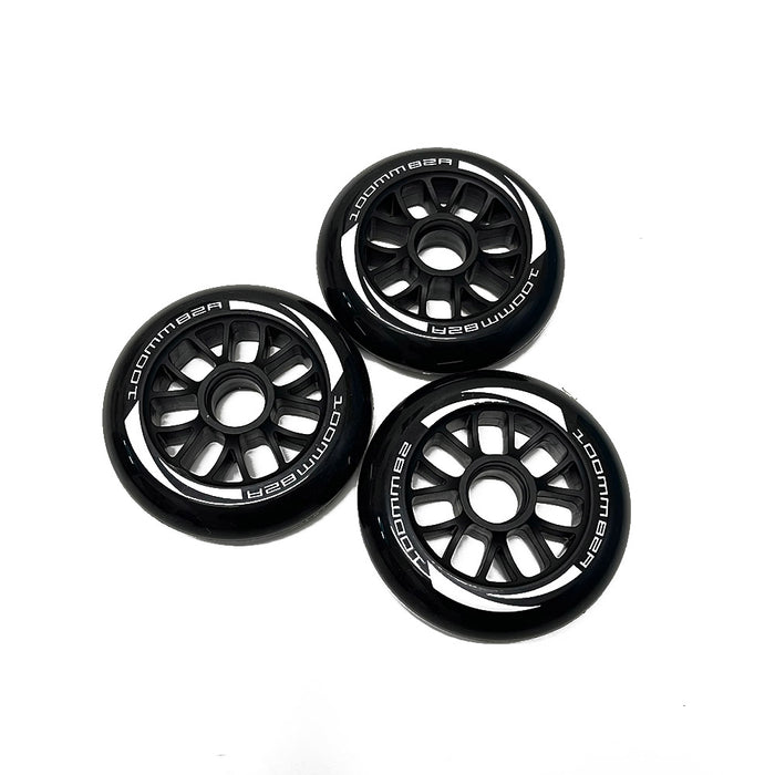 Tres ruedas Hook de 100 mm para patines triskate