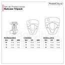 Set de Protecciones Nutcase Coral Tripack