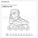 Patines Fila Freeskate NRK Fun Black Yellow F18