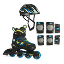 Patines en línea Fila J-ONE Blue + Set de protecciones