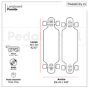 Longboard Puente Ciervo Blanco
