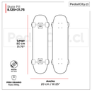 Skate Pill Sr. Limon Yellow 8.125×31.75