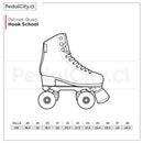 Tabla de tallas de los patines Hook School
