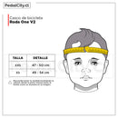 Guía de tallas del casco bicicleta Roda One V2