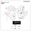 Guantes Largos Best Gris/Rojo