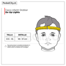 Guía de tallas del casco Globber Go Up Lights Sky