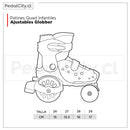Patines Quad Infantiles Ajustables Globber Pastel Pink