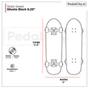 Skate Sweet Silueta Black 8.25"
