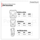 Set de protecciones SFR Essentials negro