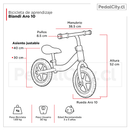 Bicicleta de aprendizaje Biandi Aro 10" Blue