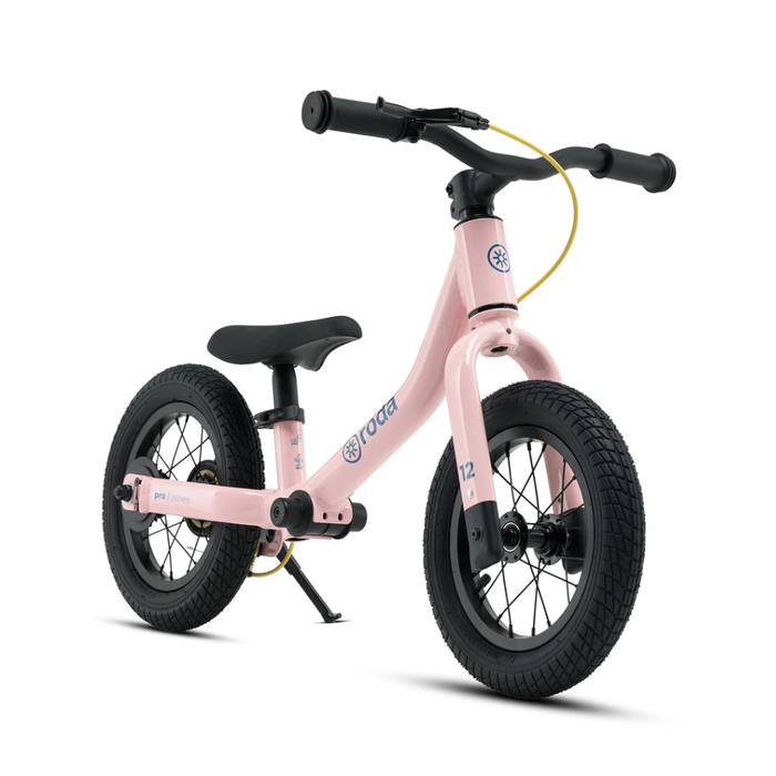 Bicicleta de balance Roda Pro Series V4 aro 12 niños rosada