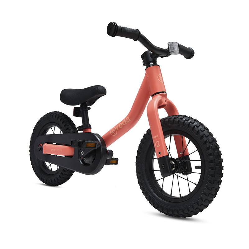 Bicicleta Roda Pro Series Aro 12 + Kit de Pedales Rosado