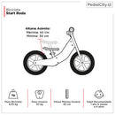 Bicicleta de balance Roda rosada