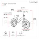 Bicicleta de aprendizaje Aro 12" Red