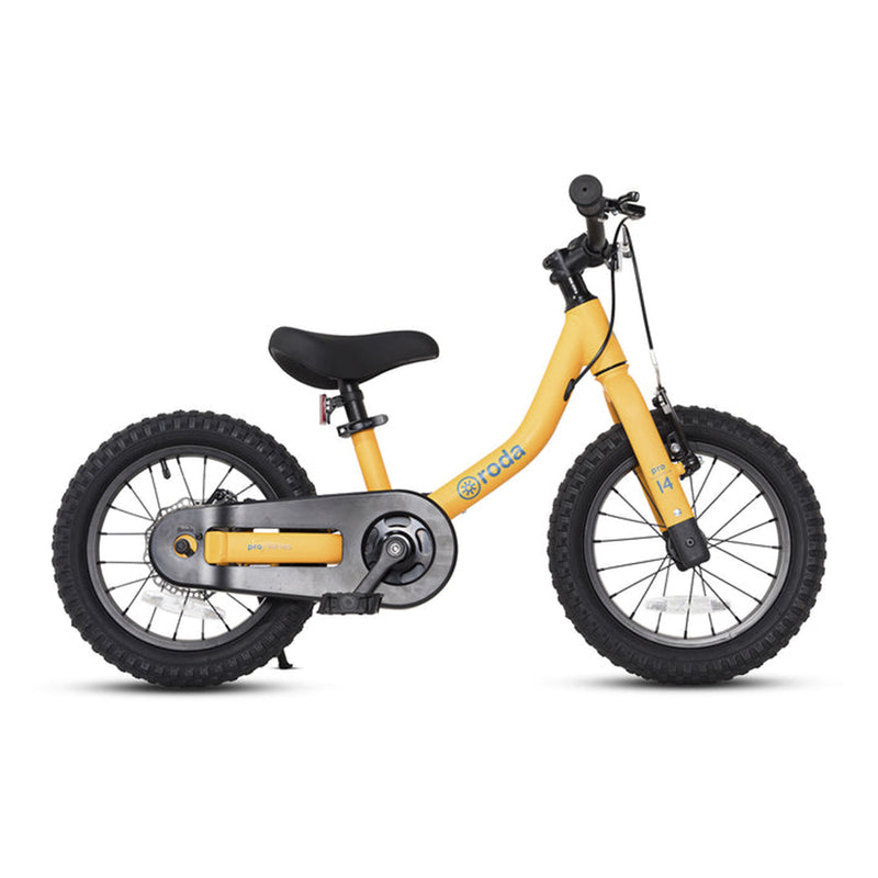 Bicicleta Roda Pro Series Aro 14 + Kit de Pedales Naranjo