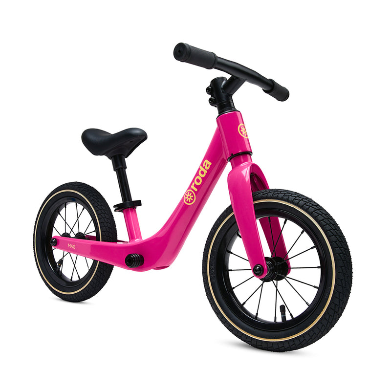 Bicicleta de aprendizaje Roda Magnesio Rosa fuerte aro 12