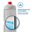 Botella de agua Polar Surge Tartan 20oz Highlighter Green/Blue