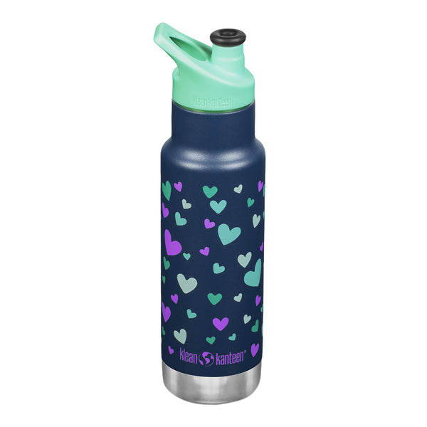 Botella niños classic Insulated Sport 355 ml Navy Hearts