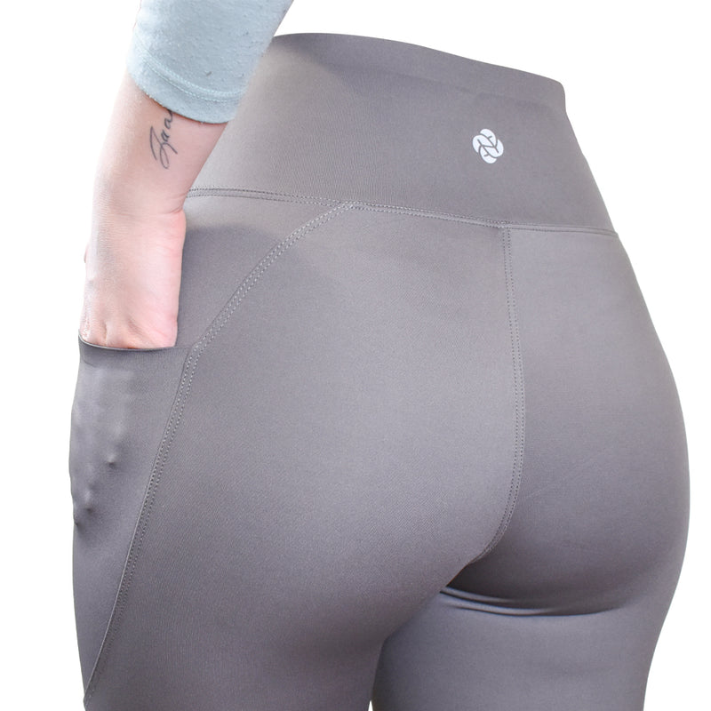 Calza Larga deportiva sin costura gris