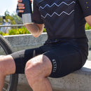 Calza corta de ciclismo Mcycle Black