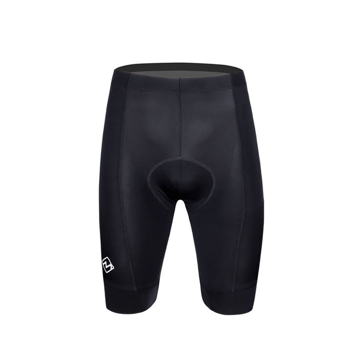 Calza corta de ciclismo Mcycle negra, vista frontal