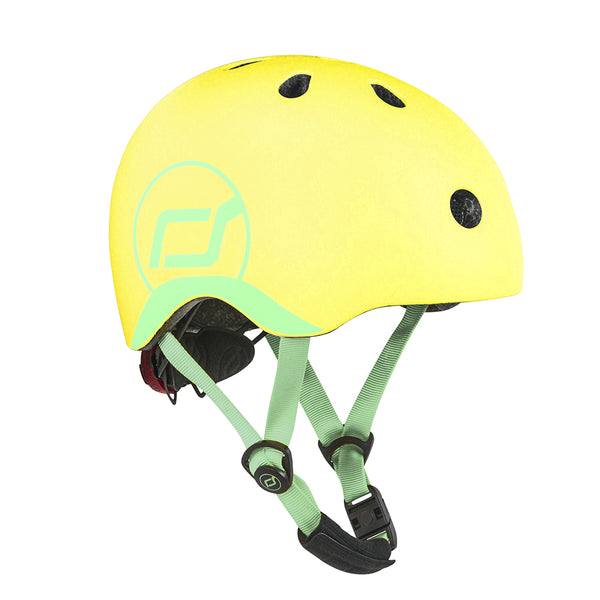 Casco ajustable Scoot and Ride Lemon