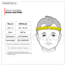 Casco ajustable Scoot and Ride Lemon