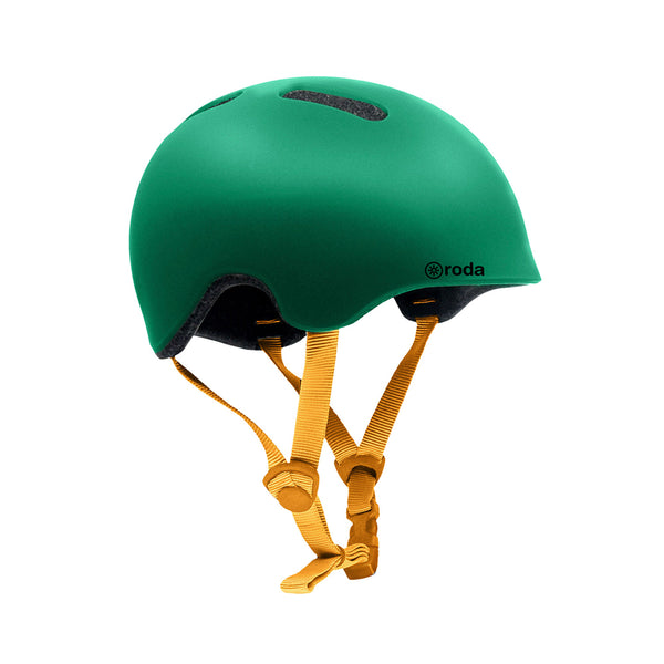 Casco Roda verde orange edition