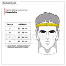 Casco Urbano Con Luz Powerbike Negro