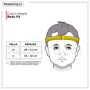 Guía de tallas del casco Roda V2 Sage