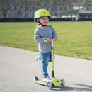 Casco infantil Globber Go Up Lights Lime Green