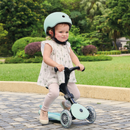 Casco infantil Globber Go Up Lights Mint