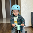 Casco infantil Globber Go Up Lights Pastel Blue