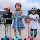 Casco infantil Globber Go Up Lights Pastel Pink