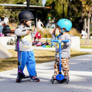 Casco infantil Globber Primo Lights Sky Blue