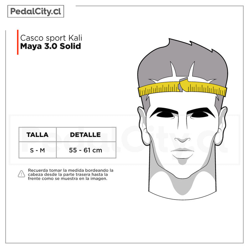 Casco sport Kali Maya 3.0 Solid Black