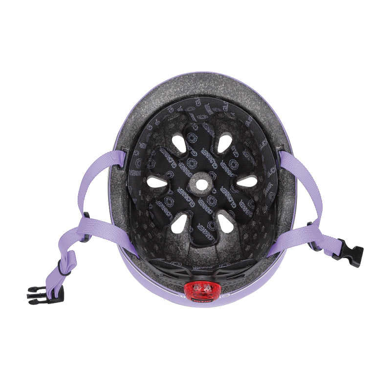 Casco infantil Globber Go Up Lights Lavender