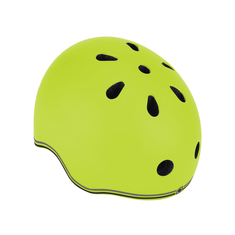 Casco infantil Globber Go Up Lights Lime Green