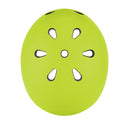 Casco infantil Globber Go Up Lights Lime Green