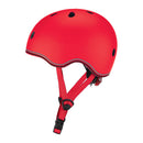 Casco infantil Globber Go Up Lights New Red vista lateral izquierda