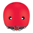 Casco infantil Globber Go Up Lights New Red vista trasera con luz LED